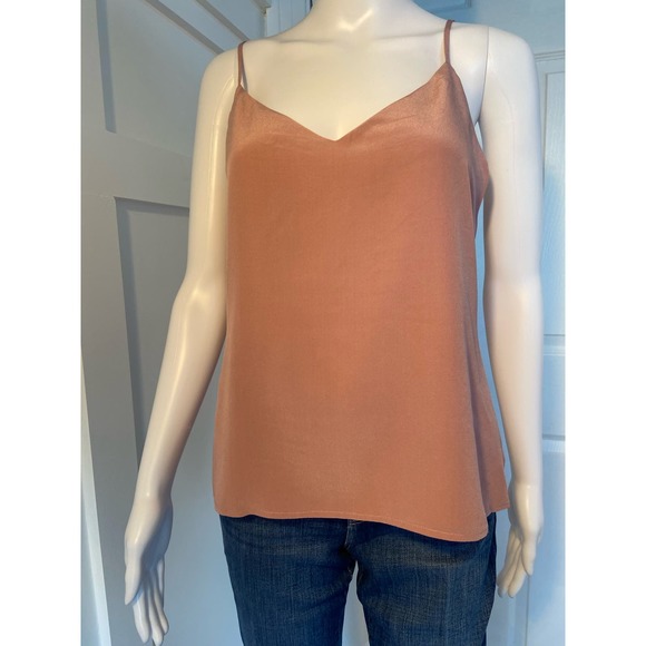 L'AGENCE Silk Charmeuse Camisole Tank - Blush - Size XS MSRP $180 WTS26 - Picture 13 of 14